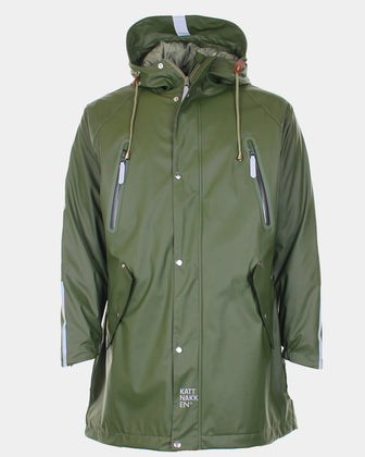 Vaksen Regnparkas Regnjakker voksne Mørk Skog