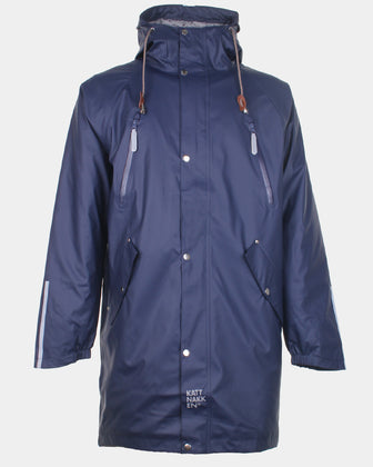 Vaksen Regnparkas ekstra ermlengde Regnjakker voksne Marine