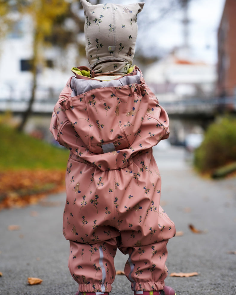 Kattnakken Babyregndress Dugg - Tolvmeterskogen Baby Regndress Kattefot