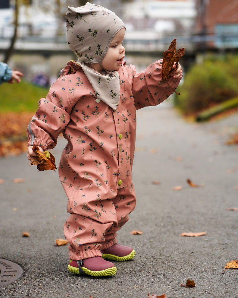 Kattnakken Babyregndress Dugg - Tolvmeterskogen Baby Regndress Kattefot