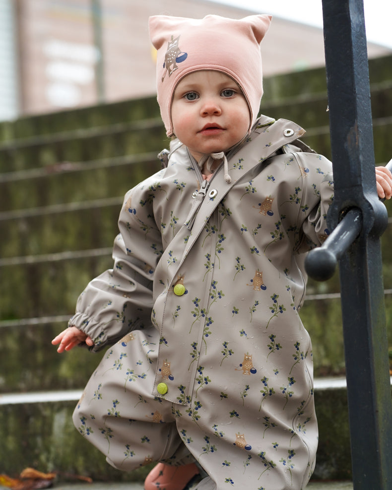 Kattnakken Babyregndress Dugg - Tolvmeterskogen Baby Regndress Månefjell