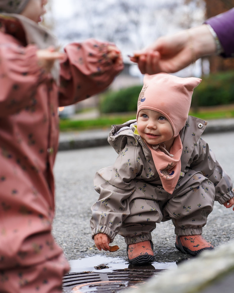 Kattnakken Babyregndress Dugg - Tolvmeterskogen Baby Regndress Månefjell