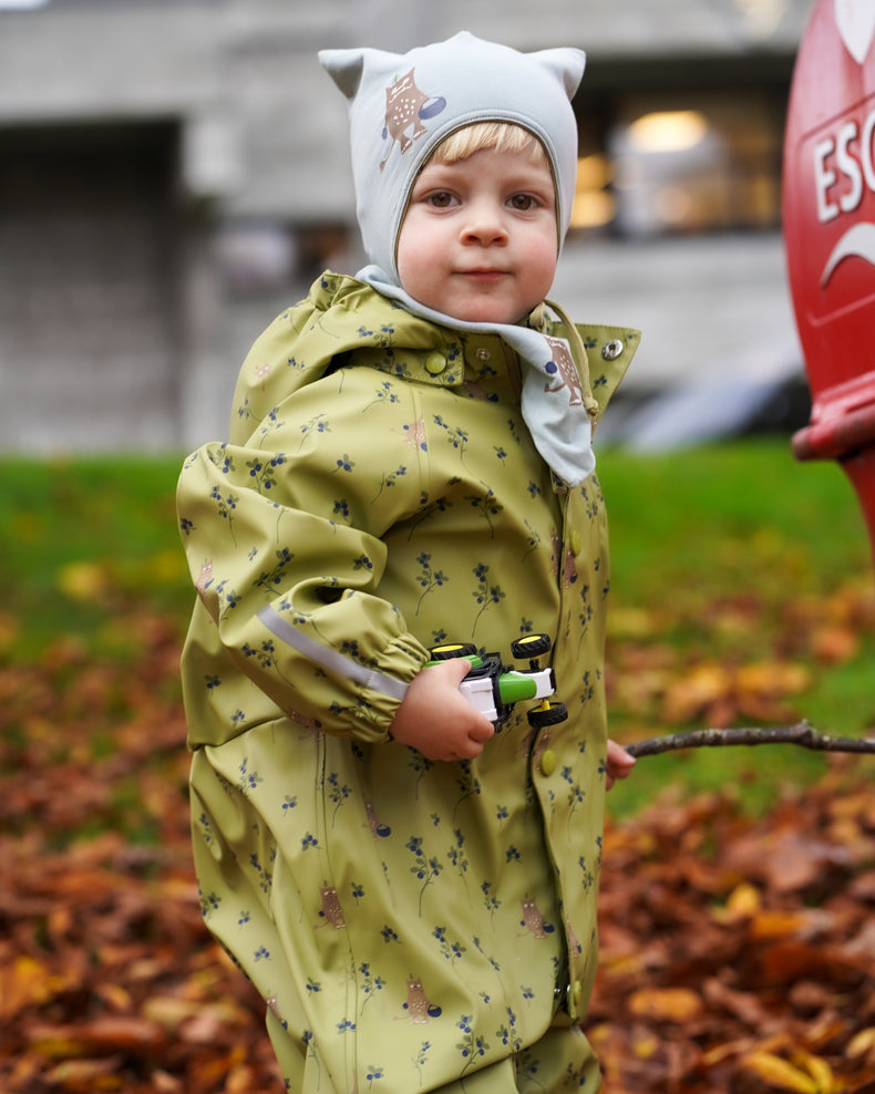 Kattnakken Babyregndress Dugg - Tolvmeterskogen Baby Regndress Tre