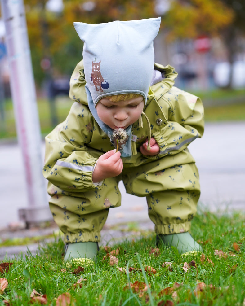 Kattnakken Babyregndress Dugg - Tolvmeterskogen Baby Regndress Tre