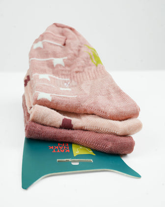 Kattnakken Ullsokkar 3pk Sokker barn Kjærleik