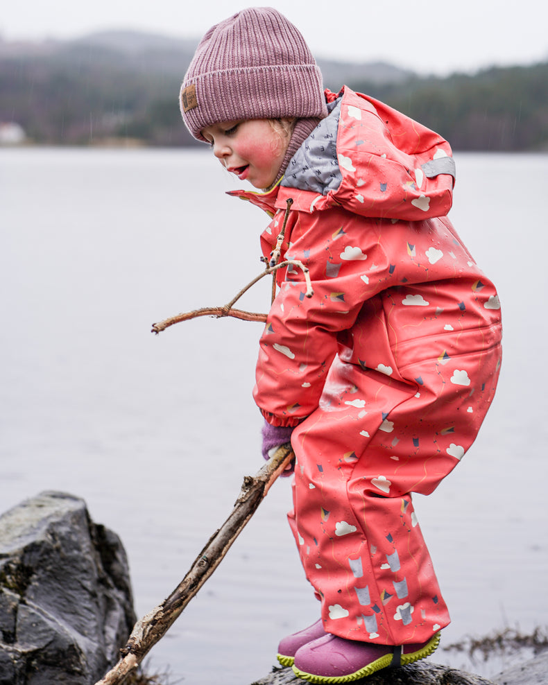 Kattnakken Vinterregndress vêret Vinteregndress Vårrosa